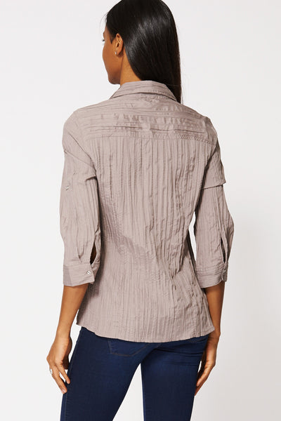 Ruffled Loose Fitted Shirt