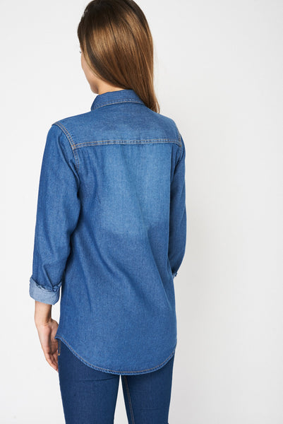 Blue Denim Shirt Ex-Branded