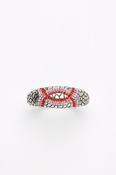 Diamante Hinged Bangle