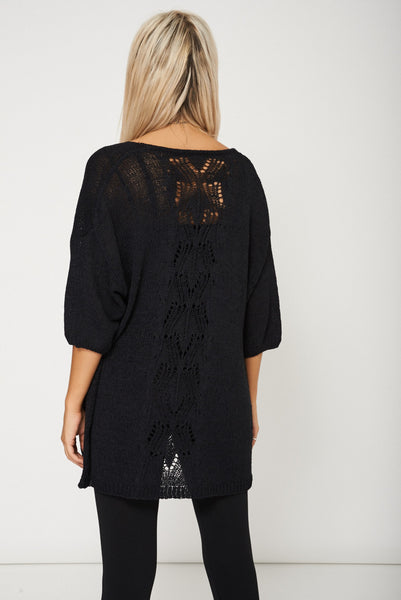 Slouchy Light Short Sleeve Long Open Cardigan