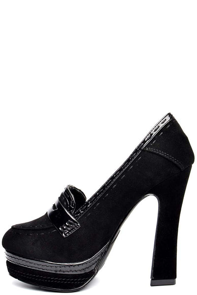 Platform Heel Loafers