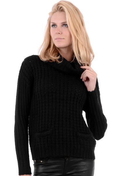 Chunky Roll Neck Knitted Jumper