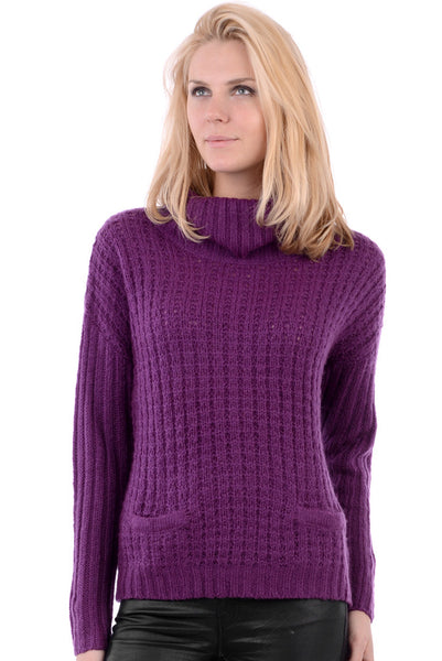 Chunky Roll Neck Knitted Jumper