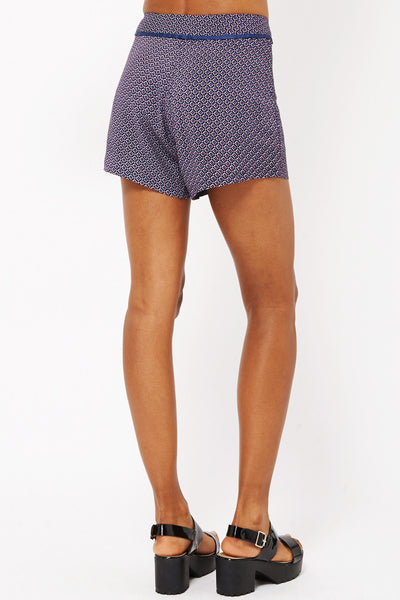 Printed High Waisted Shorts