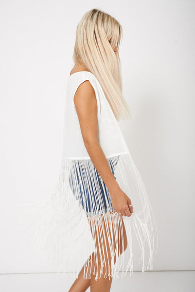 Cream Fringe Festival Jacket