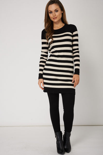 Basic Striped Jumper Dress