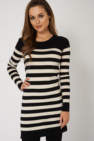 Basic Striped Jumper Dress