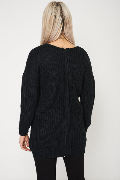 Long Heavy Stitched Jumper