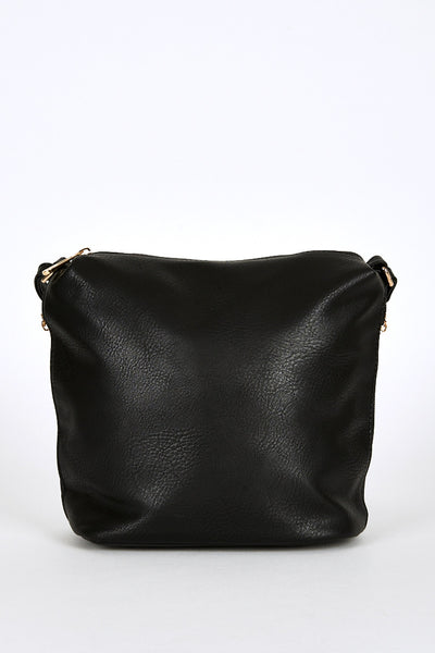 Classic Leatherette Small Bag With Tassel Detail