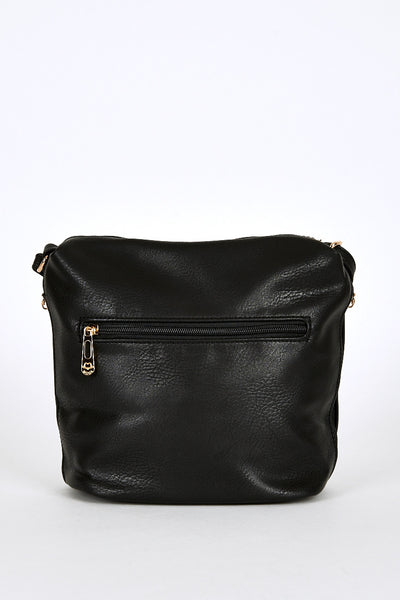 Classic Leatherette Small Bag With Tassel Detail