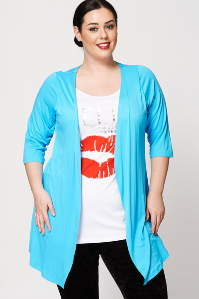 Hello Beautiful Two-In-One Mock Top And Cardigan