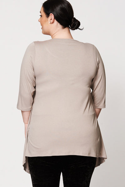 Hello Beautiful Two-In-One Mock Top And Cardigan