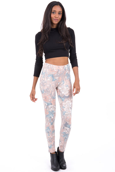 Flower Print Leggings