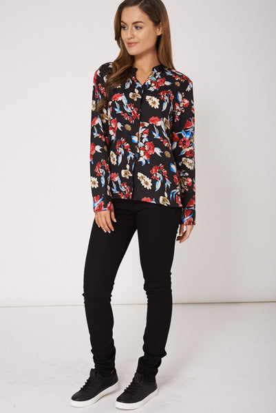 Floral Print Shirt Ex-Branded Available In Plus Sizes