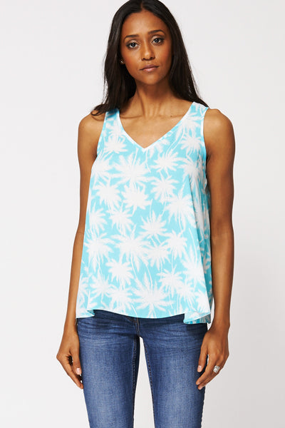 Tropical Print Vest Top Ex-Branded