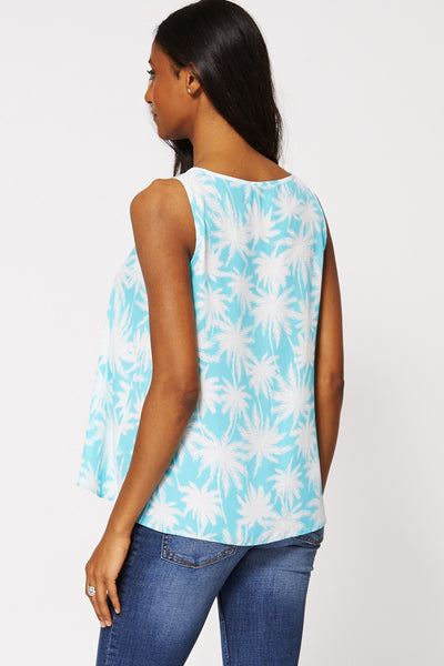 Tropical Print Vest Top Ex-Branded