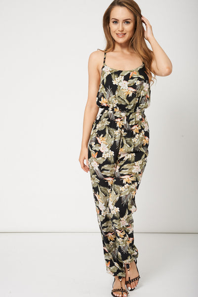 Floral Print Jumpsuit Ex-Branded