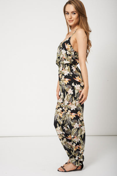 Floral Print Jumpsuit Ex-Branded