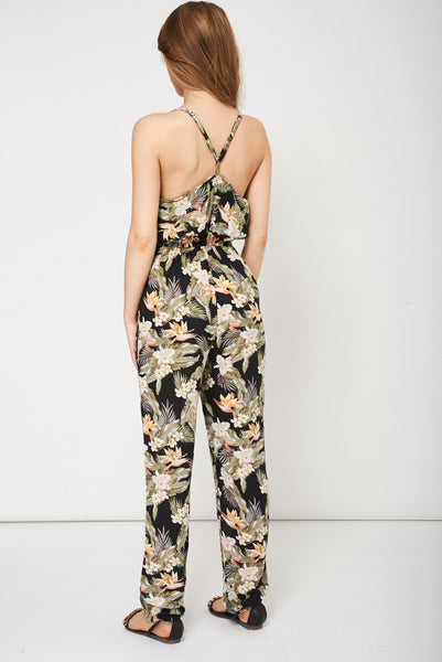 Floral Print Jumpsuit Ex-Branded