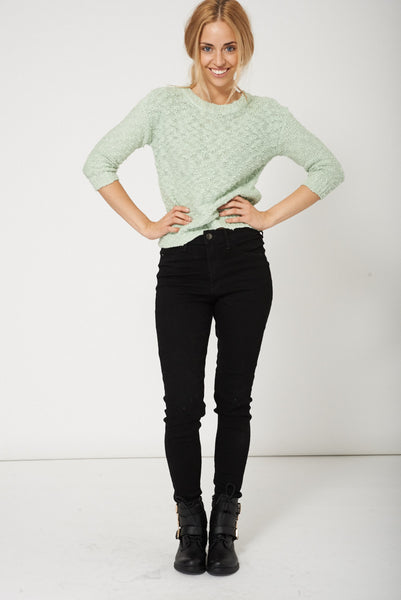 Classy Look Textured Ladies Jumper Ex-Branded Available In Plus Sizes