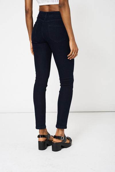 Navy Skinny Jeans Ex-Branded Available In Plus Sizes