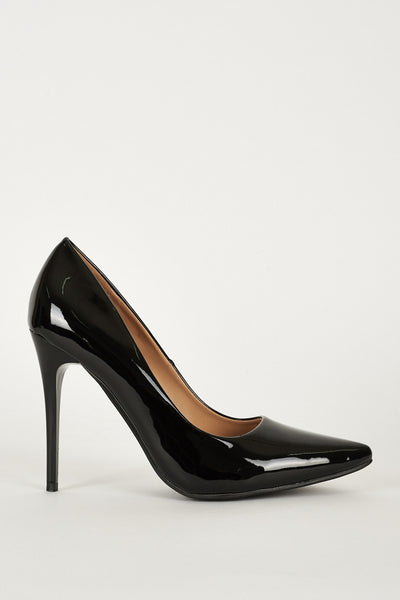 Classic Pointed Toe Patent Court Shoes