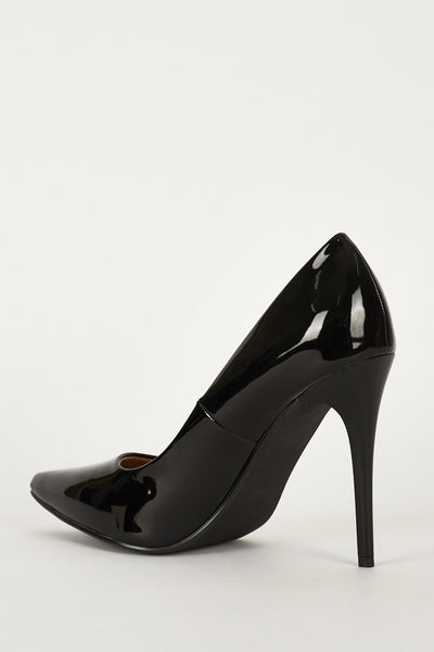 Classic Pointed Toe Patent Court Shoes