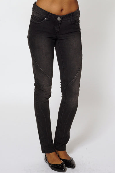 Faded Black Skinny Jeans