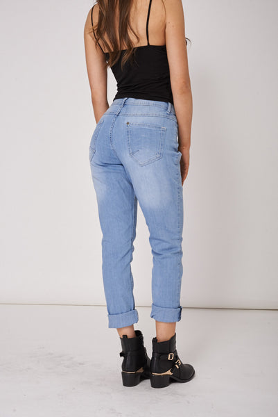 Light Blue Skinny Jeans Ex-Branded Available In Plus Sizes