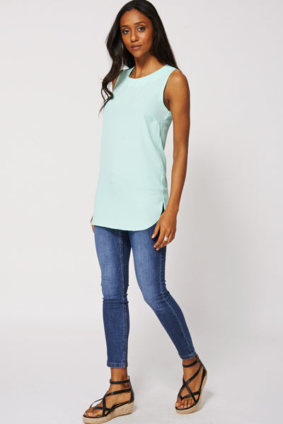 Bow Back Sleeveless Top Ex-Branded