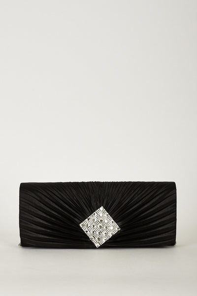 Ladies Evening Clutch Bag With Decorative Diamante Details