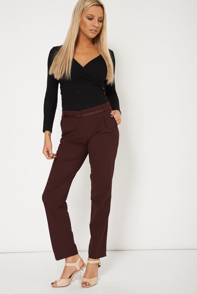 Smart Burgundy Trouser Perfect For Office Wear