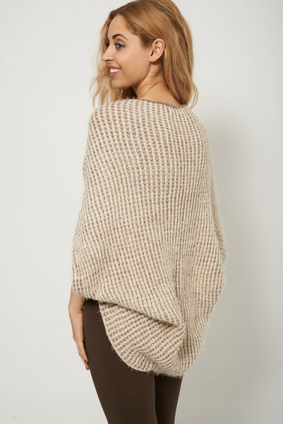 Stylish Casual Mocha Shrug