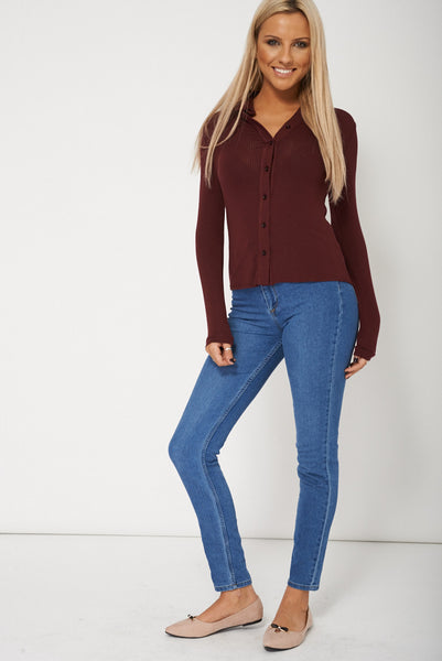 Soft Feel Button Up Shirt