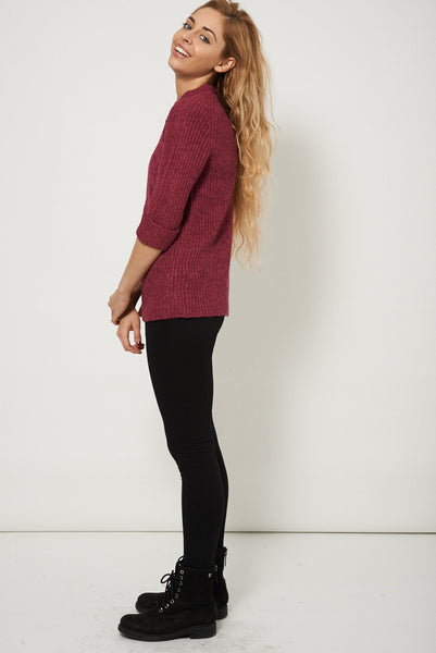 Squashy Long Sleeved Knitted Jumper Ex-Branded Plus Sizes Available