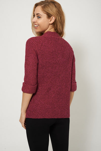 Squashy Long Sleeved Knitted Jumper Ex-Branded Plus Sizes Available