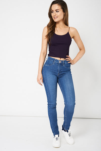 Mid Blue Skinny Jeans Ex-Branded