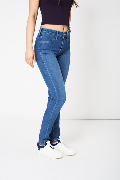 Mid Blue Skinny Jeans Ex-Branded