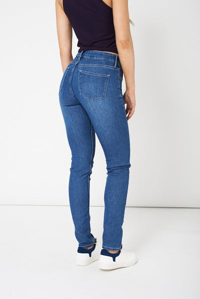 Mid Blue Skinny Jeans Ex-Branded