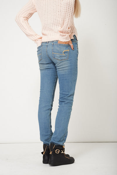 Long Blue Skinny Jeans Ex-Branded