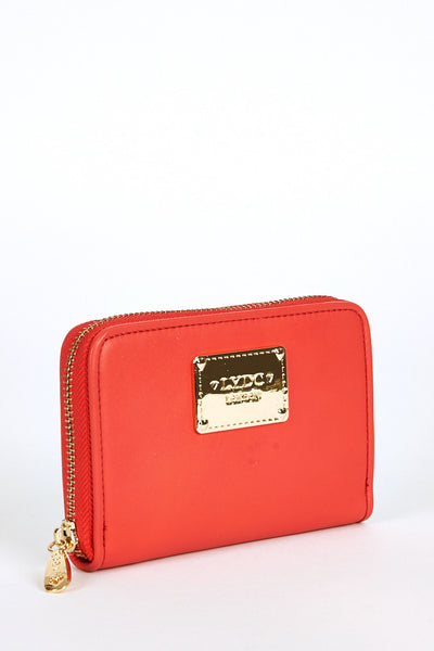 LYDC London Detail Small Purse Coral