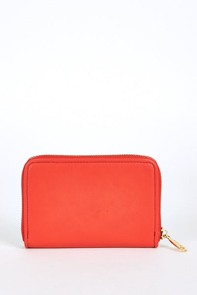 LYDC London Detail Small Purse Coral