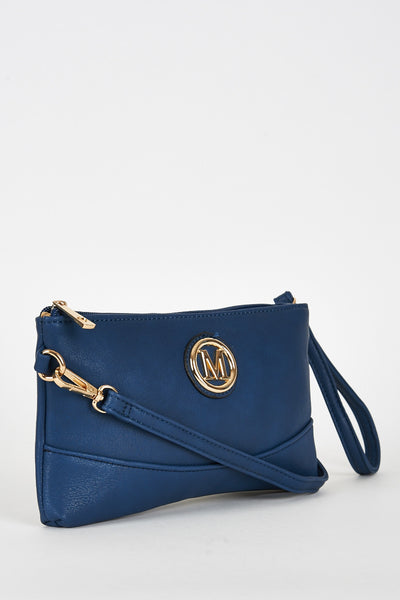 Small M Logo Clutch Bag