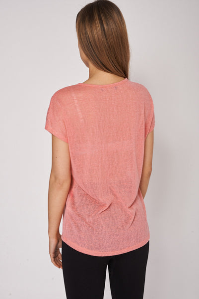 Light Knitted Cap Sleeves Top Ex-Branded