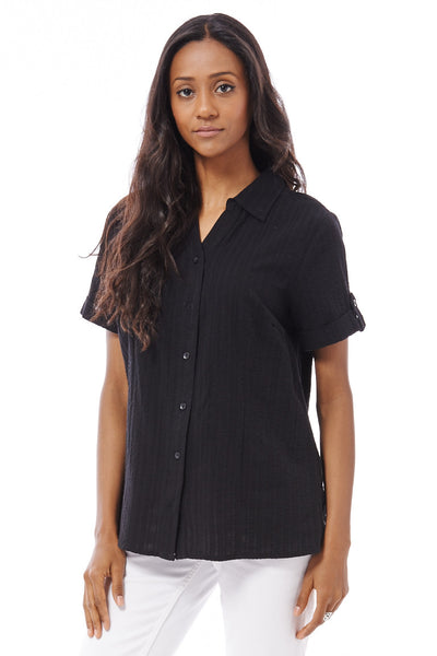 Seer Sucker Summer Shirt Available In Plus Sizes