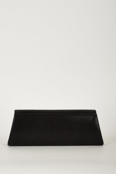 Luxurious Soft Textured Flap Over Clutch Bag