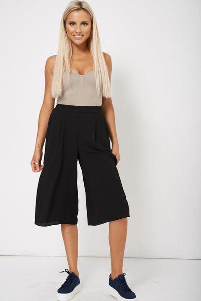 Black Culotte Trouser Ex-Branded