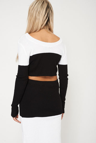 Elegant Long Sleeved Crop Top Ex-Branded