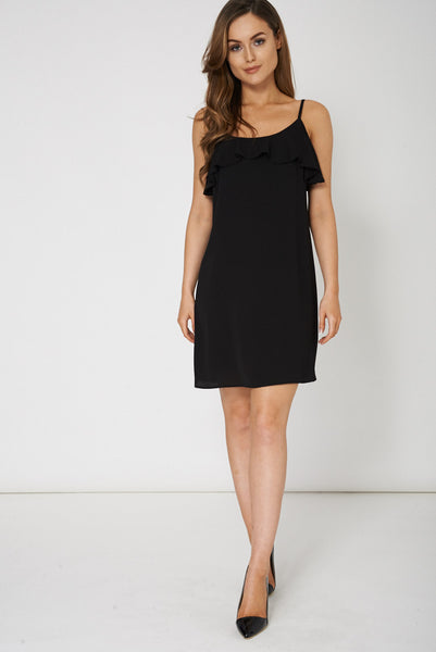 Black Spaghetti Strap Dress Ex-Branded