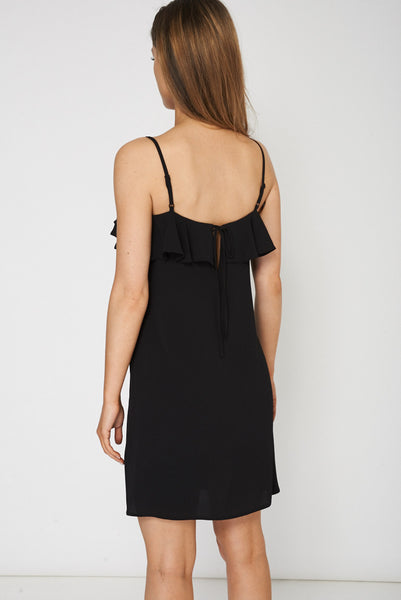 Black Spaghetti Strap Dress Ex-Branded